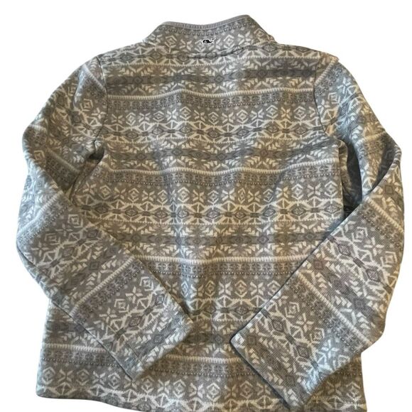 F79 Vineyard Vines Youth Full Zip Long Sleeve Sweater Large - Picture 4 of 5